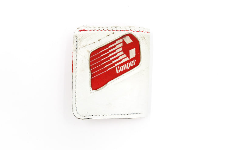 Cooper White 6 Slot Square Wallet
