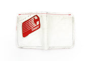 Cooper White 6 Slot Square Wallet