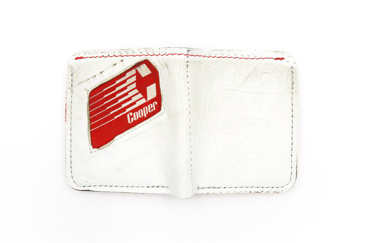 Cooper White 6 Slot Square Wallet