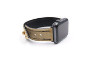 Silver Lining Brown iWatch Band