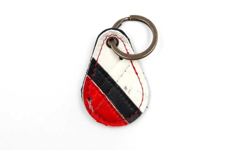 Razor Collection White/Red/Black Keychain