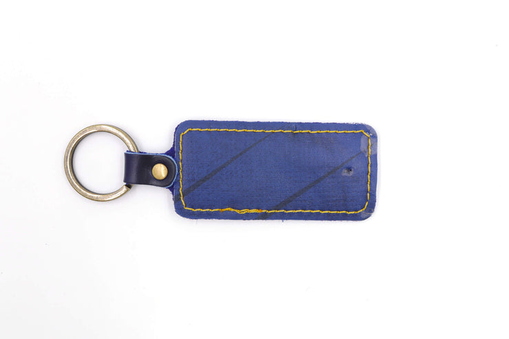 Big Blue Collection Print Weave Keychain