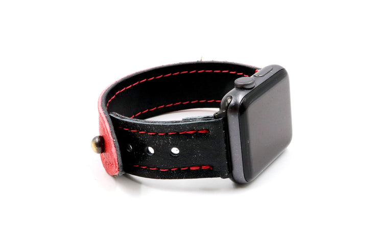 Brian's Beast Red/Black iWatch Band