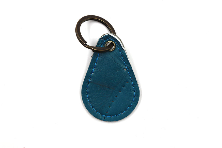 Shark Teal Keychain