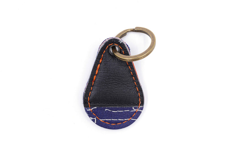 The Cat Pad Collection Black/Navy Keychain