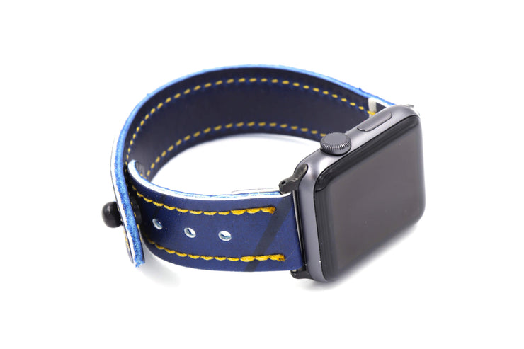 Big Blue Collection Blue/Black iWatch Band