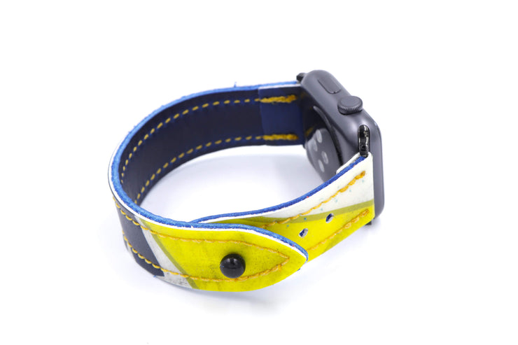 Big Blue Collection Blue/Yellow iWatch Band