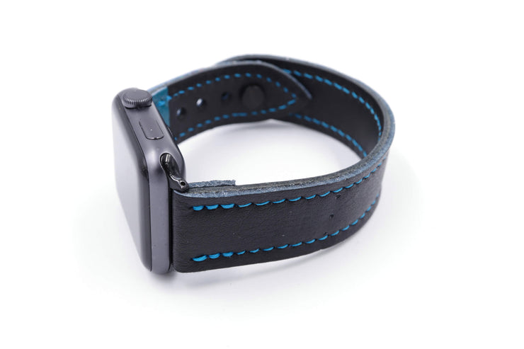 Shark Tank Collection BLACK/TEAL iWatch Band