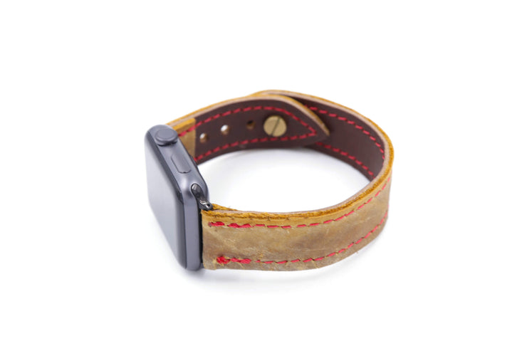 GM9 Waffle Brown iWatch Band