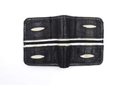 Cooper Black & Silver 6 Slot Square Wallet