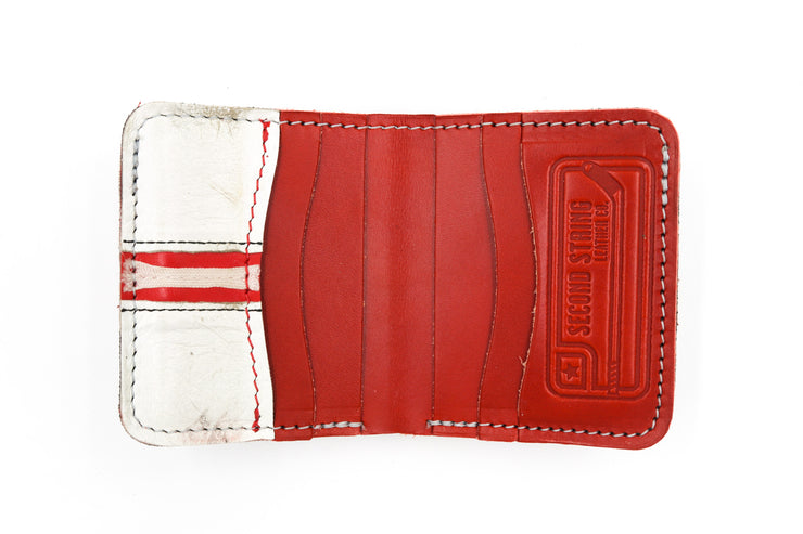 Cooper White 6 Slot Square Wallet
