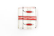 Cooper White 6 Slot Square Wallet