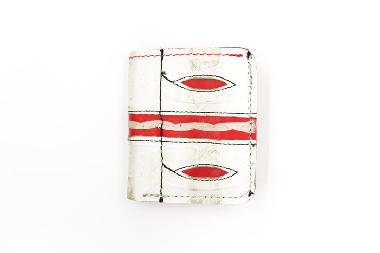 Cooper White 6 Slot Square Wallet