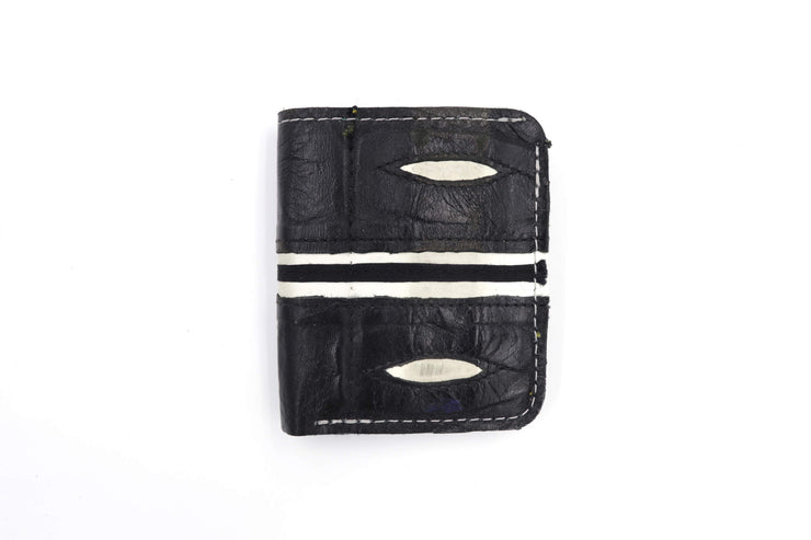 Cooper Black & Silver 6 Slot Square Wallet