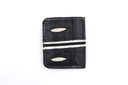 Cooper Black & Silver 6 Slot Square Wallet