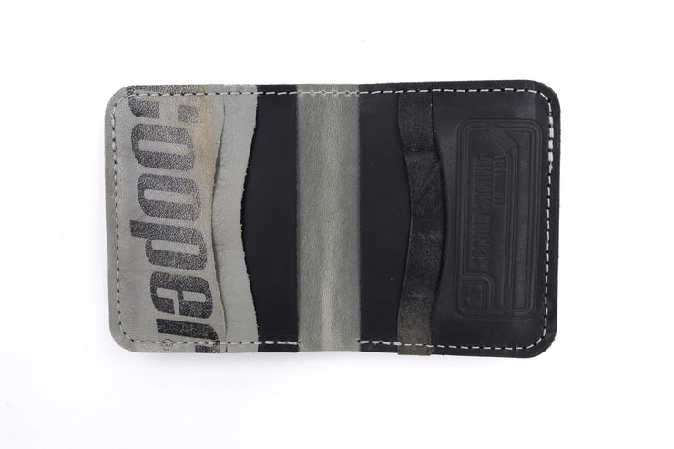 Cooper Black & Silver 6 Slot Square Wallet