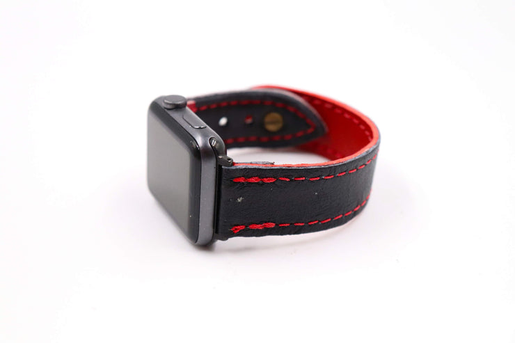 Checker Board Pro Series Black/Red iWatch Band