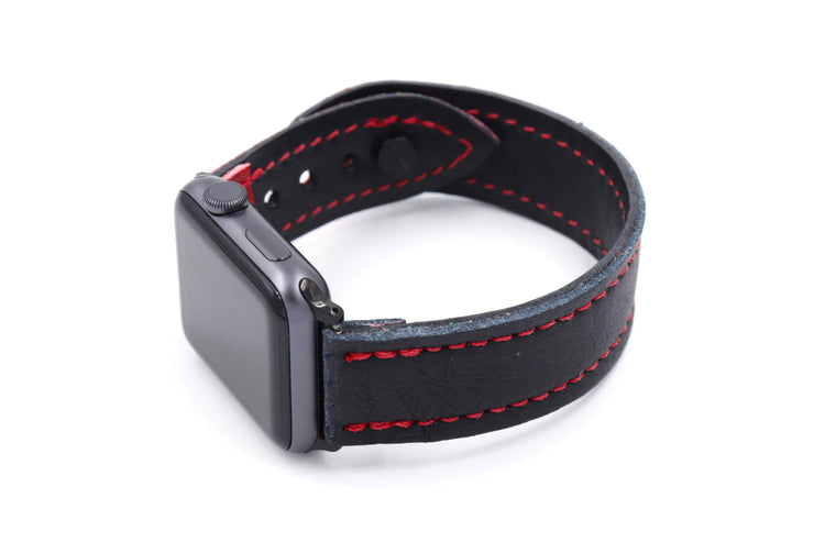 The Spider Collection Black/Red iWatch Band