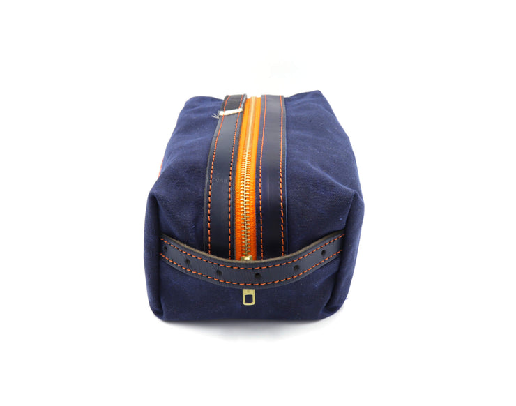 The Cat Pad Collection Navy/Markings Bathroom Bag
