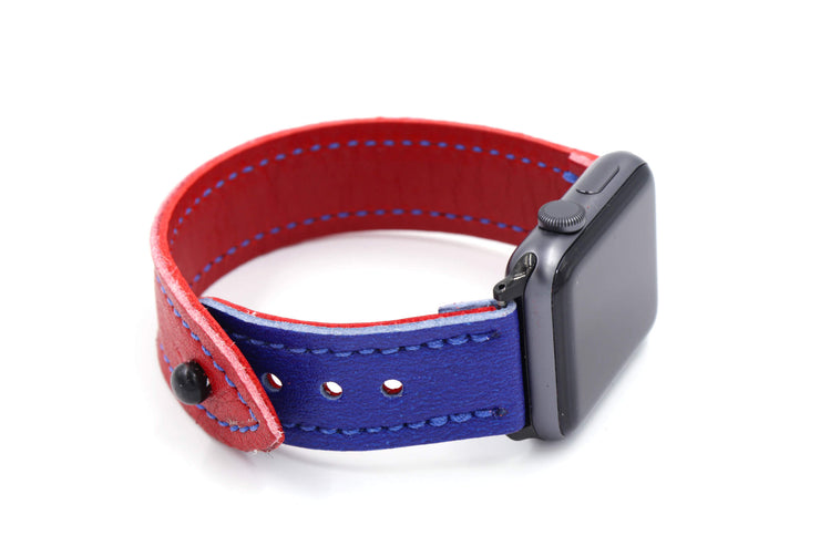 Devilish Collection Red/Blue iWatch Band