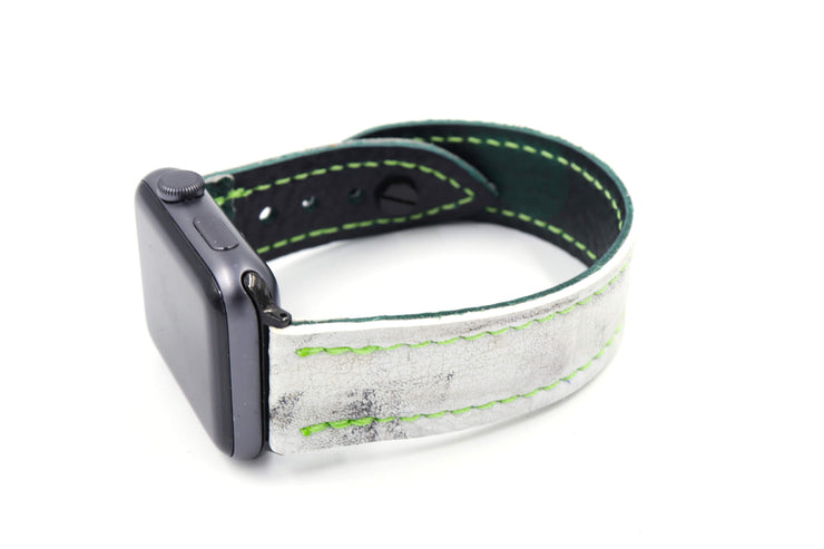 Finnish Star Collection WHITE/GREEN iWatch Band