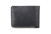 Cooper Jr Waffle Black 6 Slot Bi-Fold Wallet