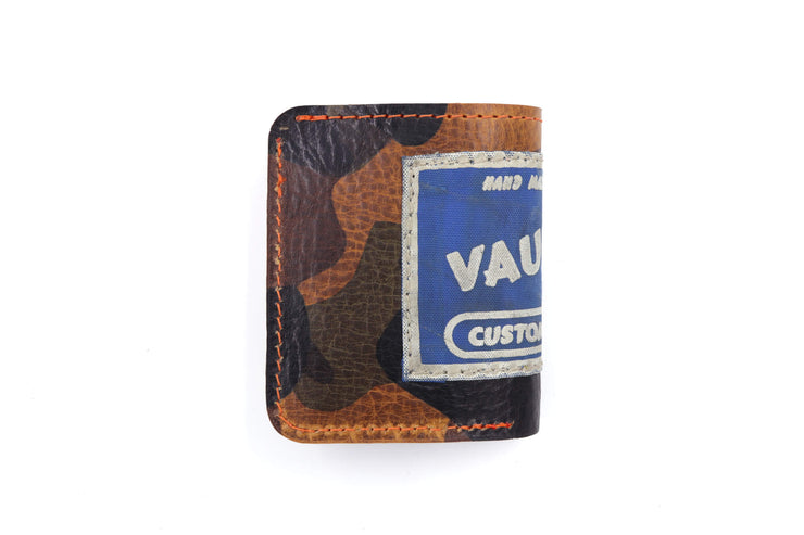 Vaughn Vintage Glove 6 Slot Square Wallet