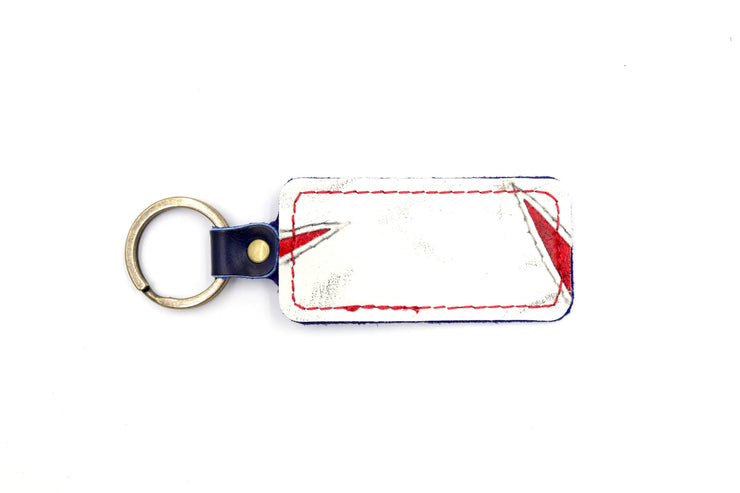 Brians H Series Blocker White/Red Keychain