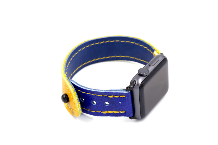 JB Blocker Yellow/Blue iWatch Band