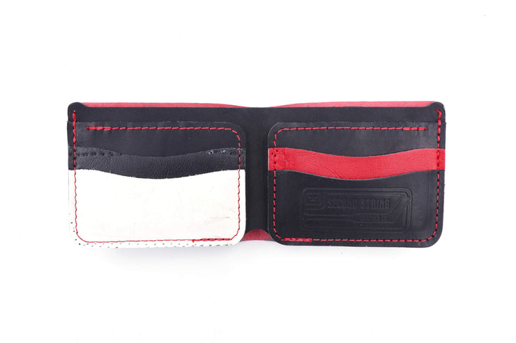 Red Helite IV 6 Slot Bi-Fold Wallet