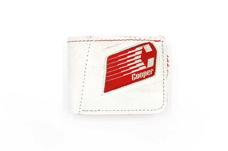 Cooper White 6 Slot Bi-Fold Wallet