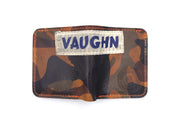 Vaughn Vintage Glove 6 Slot Square Wallet
