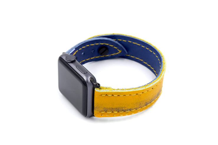 JB Blocker Yellow/Blue iWatch Band