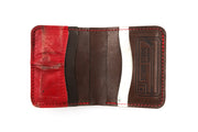 Cooper Red 6 Slot Square Wallet