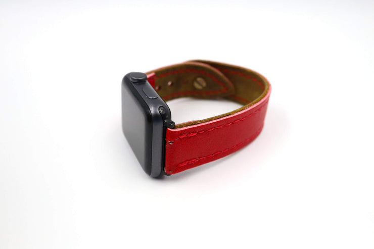 Brian's Airlite Heritage Blocker Red/Red iWatch Band