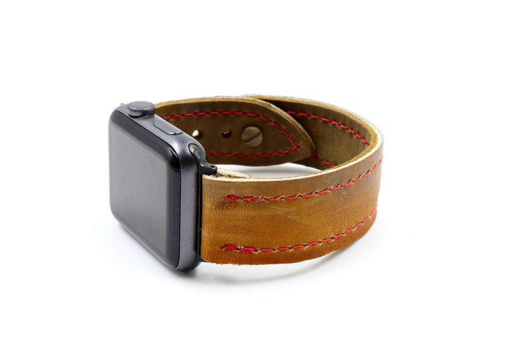 Cooper GM12 Waffle Brown iWatch Band