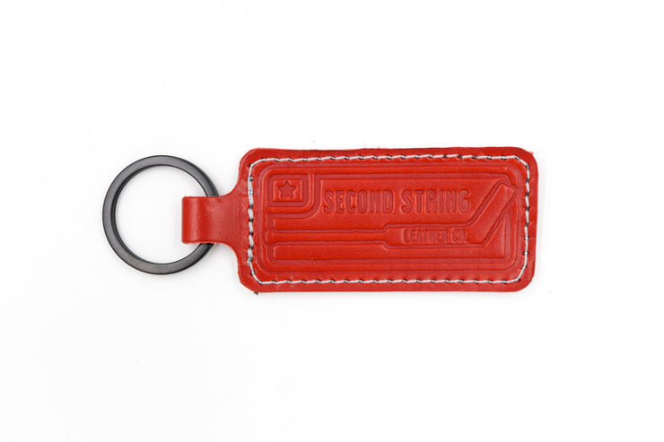 Heaton Helite Red Black/White Keychain