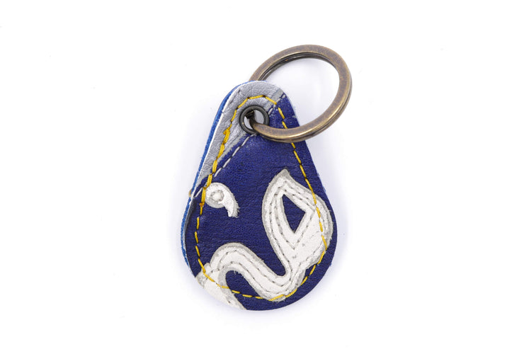 Air Hook Blue/White Keychain