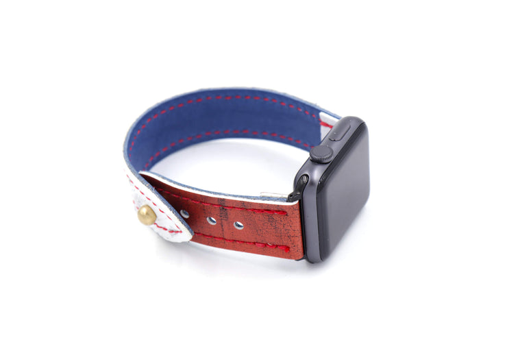 Sunshine Collection White/Red iWatch Band