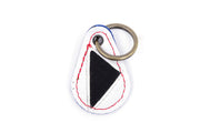 Sunshine Collection White/Black Keychain
