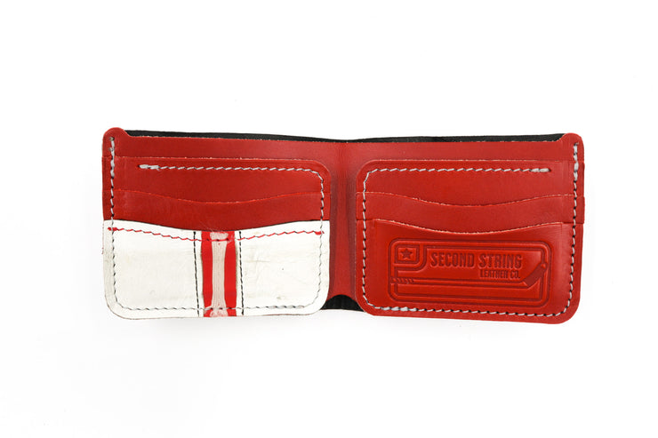 Cooper White 6 Slot Bi-Fold Wallet