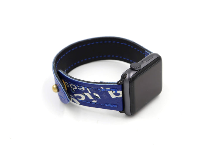 Brian's Outlaw Glove Blue iWatch Band
