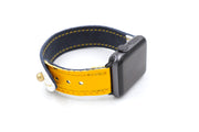 The Arch Collection Blocker White/Yellow iWatch Band
