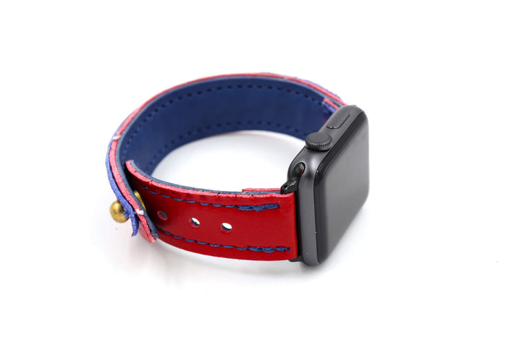 KOHO Revolution Glove Blue/Red iWatch Band
