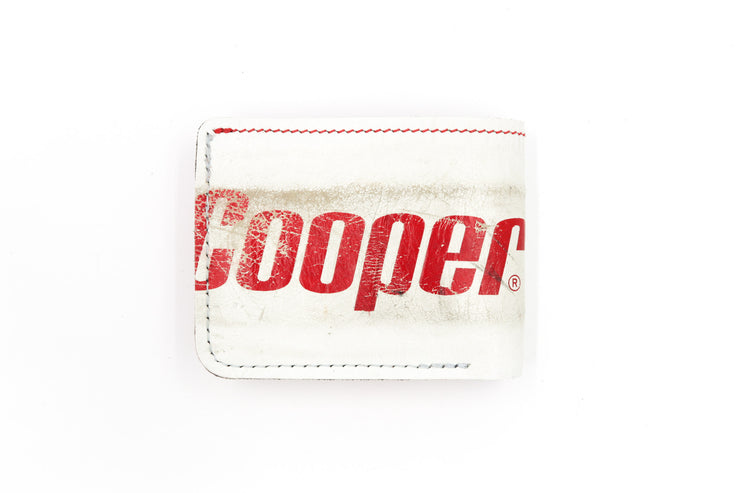 Cooper White 6 Slot Bi-Fold Wallet
