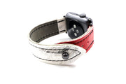 Brian's Outlaw Blocker Red/White iWatch Band