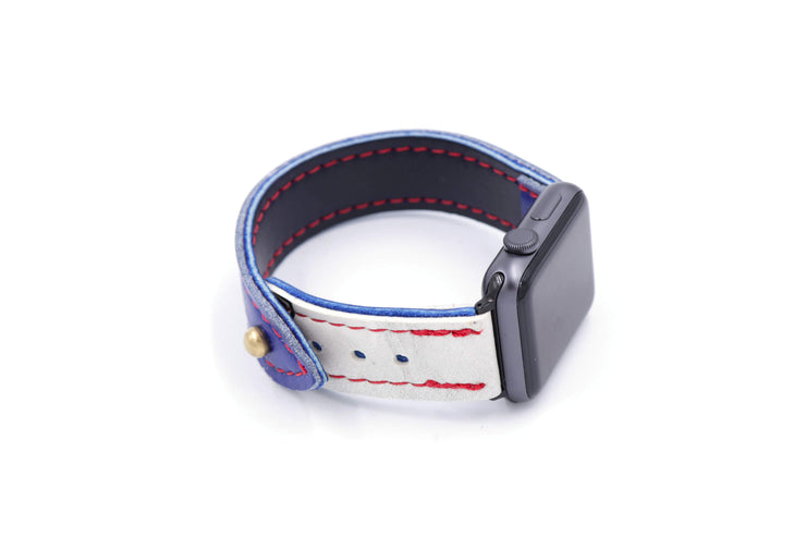 Airlite BT Blue/White iWatch Band