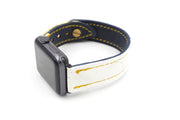 The Arch Collection Blocker White/Yellow iWatch Band