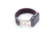 Red Helite IV Black/Red/White iWatch Band