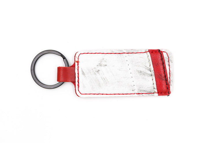Hockeytown Blocker White/Red Keychain